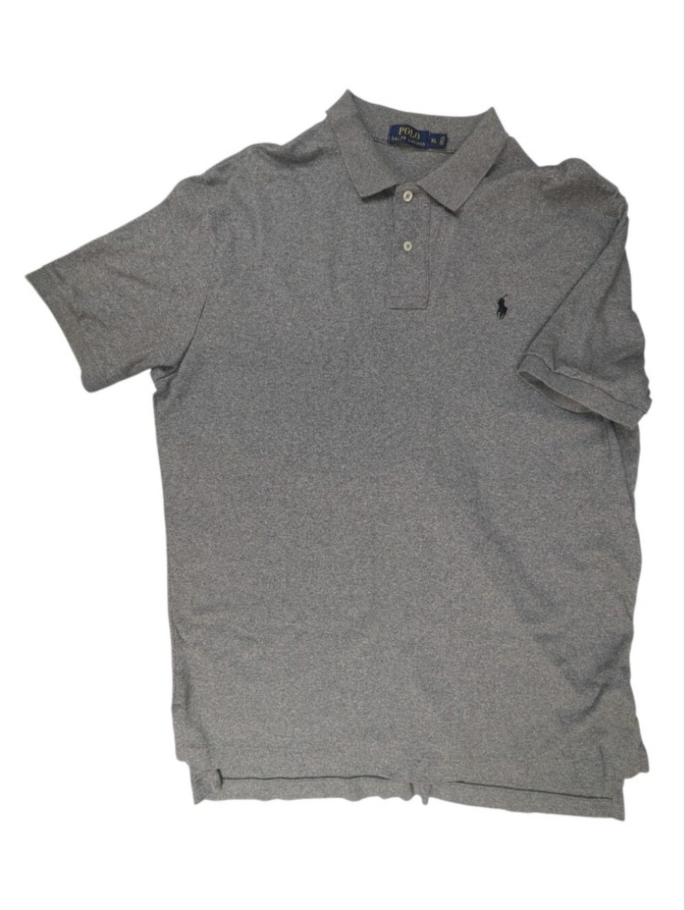 Polo Ralph Lauren Classic Fit Gray Heather Polo Shirt Short Sleeve Size XL